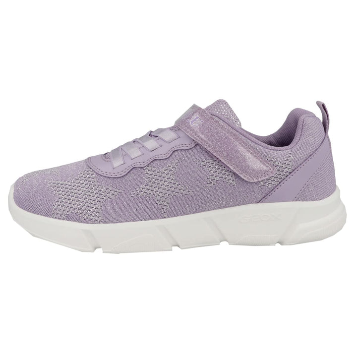 Geox Mädchen J Aril Girl Sneaker 34 EU Lilac, 34 EU Lilac