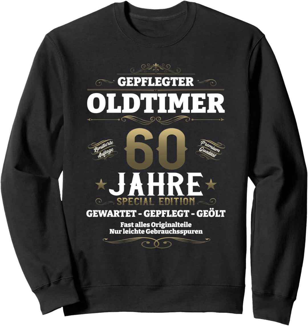60. Geburtstag Herren Oldtimer Jahrgang 1964 Geschenke Sweatshirt