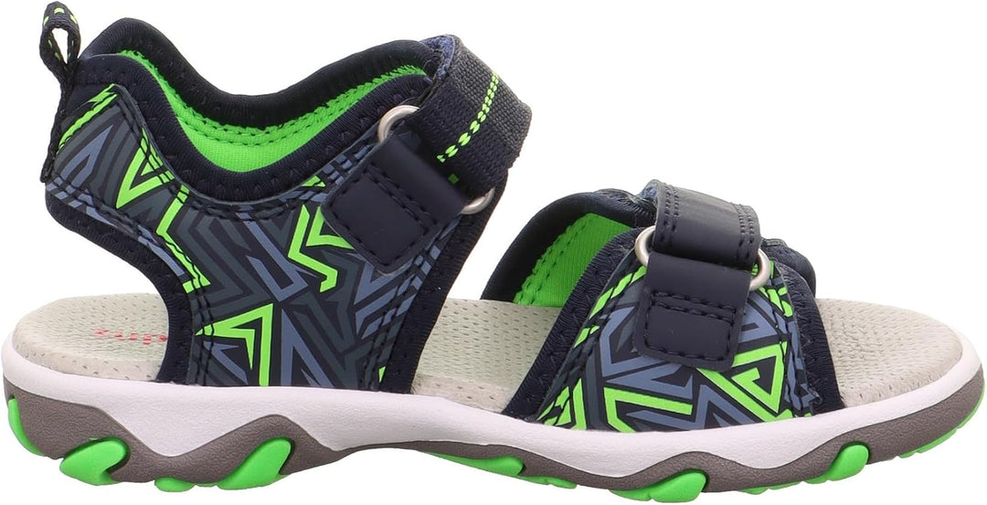 Superfit Jungen Mike 3.0 1-009470 Sandale 25 EU Blau Hellgrün 8050, 25 EU Blau Hellgrün 8050