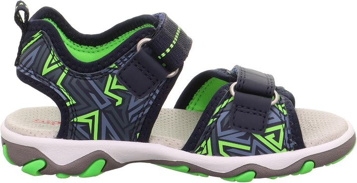 Superfit Jungen Mike 3.0 1-009470 Sandale 25 EU Blau Hellgrün 8050, 25 EU Blau Hellgrün 8050