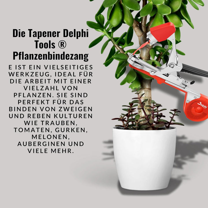 DELPHI Bindezange für Pflanzen Pflanzen Bindemaschine Hand Garten Maschine Bindemaschine für Tomaten