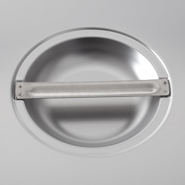 Deckel für GN Behälter 1/1 aus Edelstahl - mit Aussparung für Fallgriffe