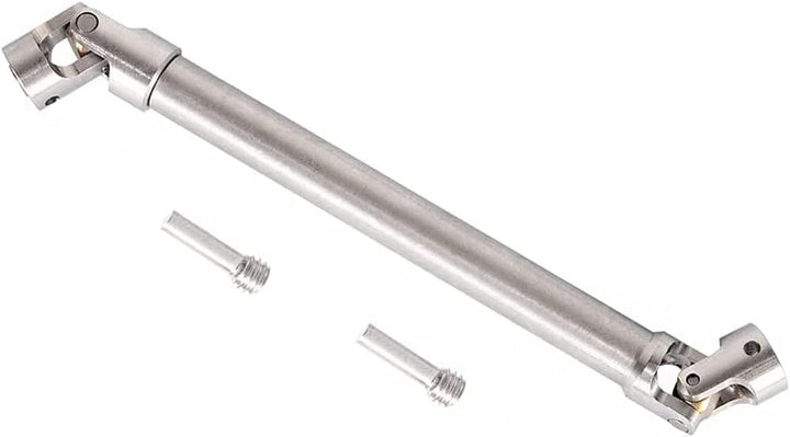 2 Stück Universal-Edelstahl-Mittelantriebswelle Dogbone 110 mm-155 mm, Upgrade passend für Tamiay RC