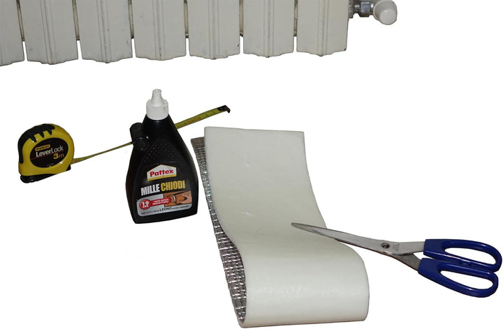 TROCELLEN Kit 4 wärmereflektierende Paneele für Heizkörper [70 x 100 cm, Dicke 3 mm] wärmereflektier
