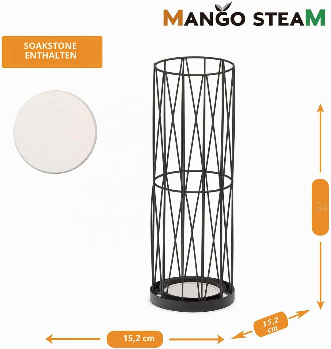 Mango Steam Pluvian Soakstone Schirmhalter, (Schwarz) / (MEHRWEG) Regular Schwarz, Regular Schwarz