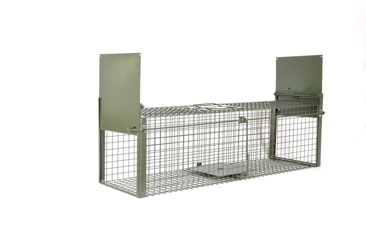 Kraptrap® Marderfalle Tierfalle Katzenfalle Lebendfalle 100 x 29 x 29 cm