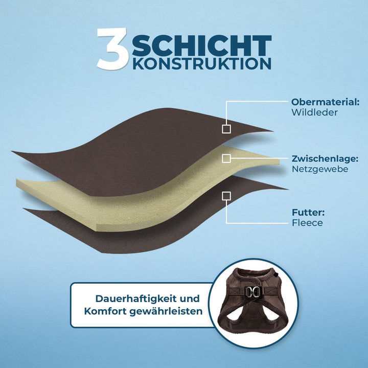 Voyager Step-In Plüsch-Hundegeschirr by Best Pet Supplies - Step-In-Westengeschirr für kleine und mi