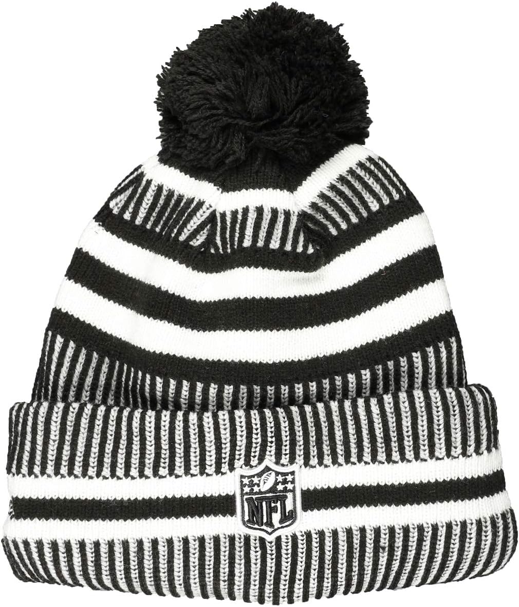 New Era NFL Atlanta Falcons Authentic 2019 Sideline Home Black Sport Knit Wintermütze