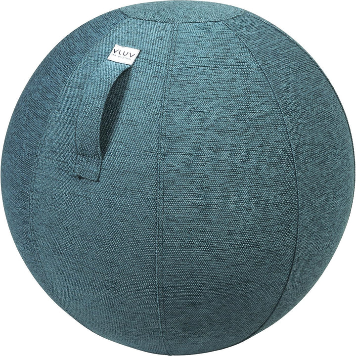 VLUV® BOL STOV Sitzball Büro Ergonomisch [Atmungsaktiv mit Tragegriff und Wegrollschutz] Waschbarer