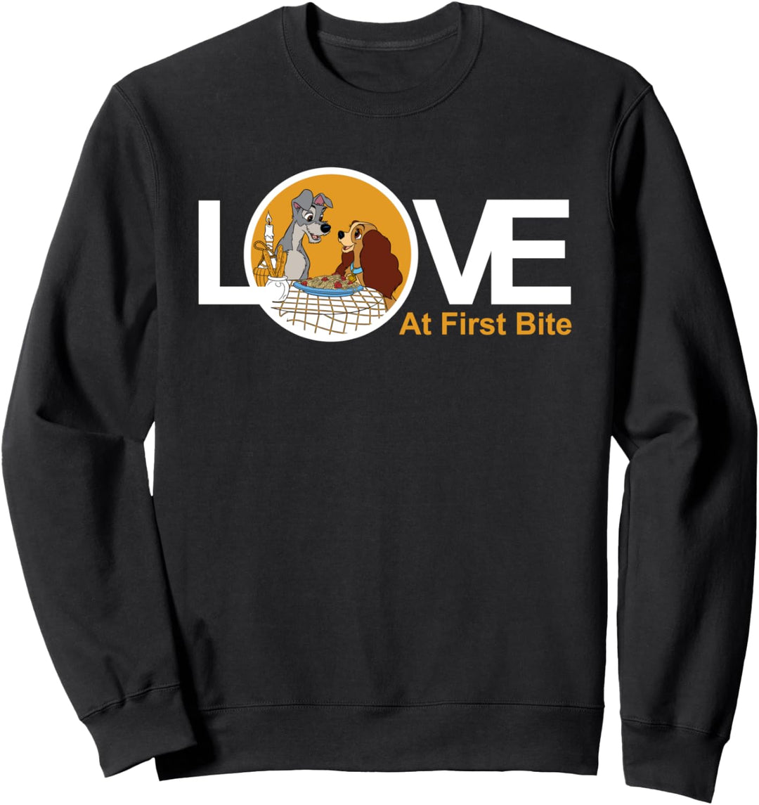 Disney Lady and The Tramp Love at First Bite Sweatshirt