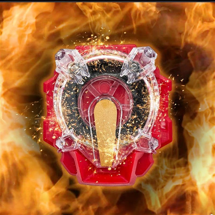 12er Bey Kampfkreisel mit Kasten Metal Fusion Blade Kreisel Set, mit Ton- und Lichtgriff Funke Launc