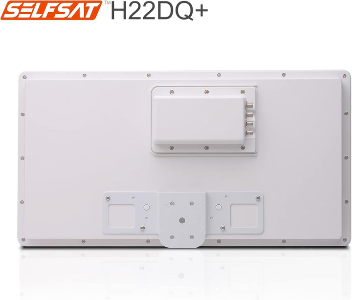 Selfsat H22DQ 8 TV Teilnehmer SAT Flachantenne Flat + Multischalter 5/8 Full HD 4K
