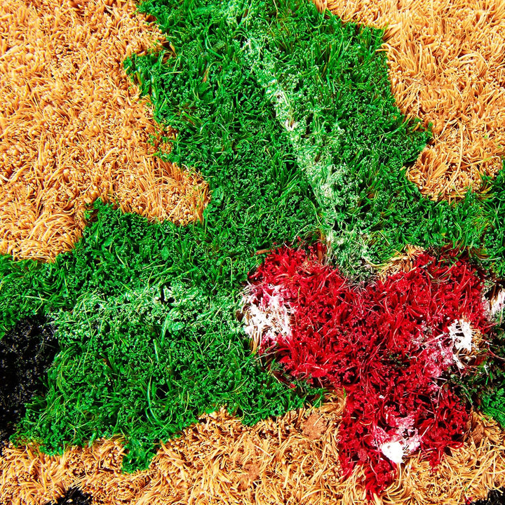 BRUBAKER Weihnachtsfussmatte für Aussen und Innen - Merry Christmas mit Wichtel Zwergen - 45 x 75 cm
