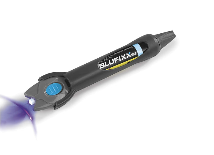 Reparaturstift 5 g für Metall, Glas, Stein, incl. blauem LED-Licht (transparent)