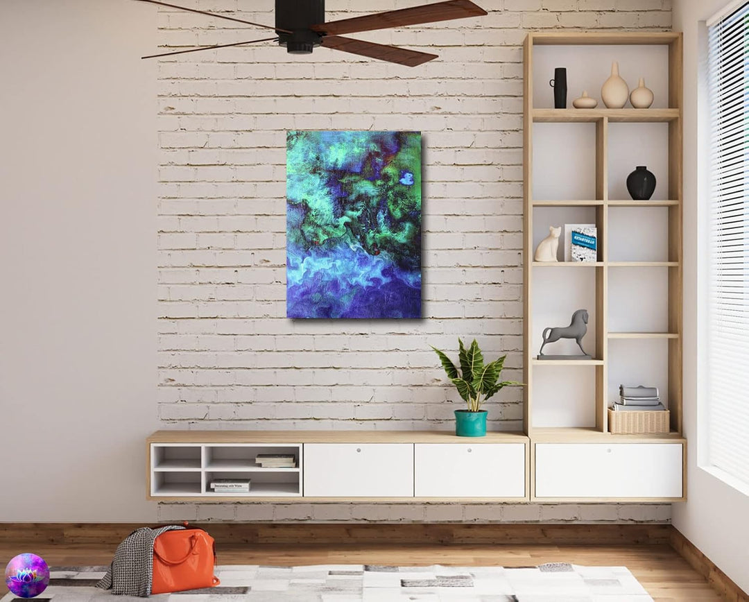 Original Gemälde Abstrakte Malerei Unikat - Strukturgemälde Acrylgemälde Moderne Kunst Wandkunst Hom