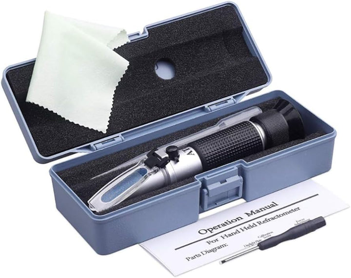 Zuckergehalt Refraktometer,refraktometer Honig,Refraktometer 0-32 Brix Wein Refraktometer zur Messun