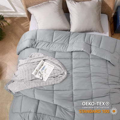 BEDSURE Winterbettdecke 135x200 Warm and Weiche - Bettdecke 135 x 200 Winter 450GSM Füllung, Öko Tex
