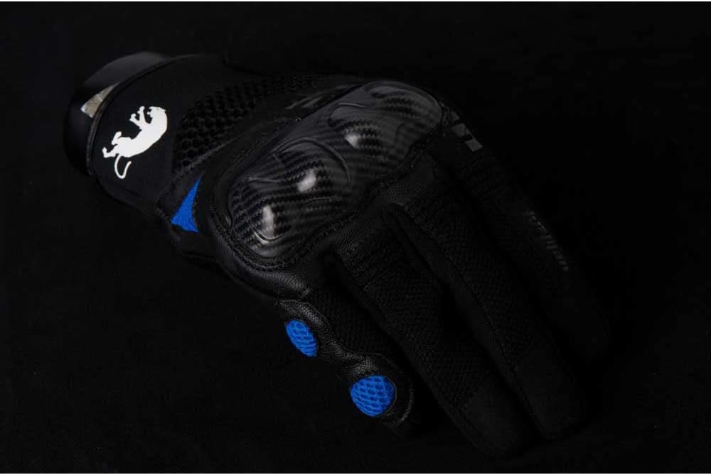 Furygan Men's Galax MOTORRADHANDSCHUHE S Schwarz-blau, S Schwarz-blau