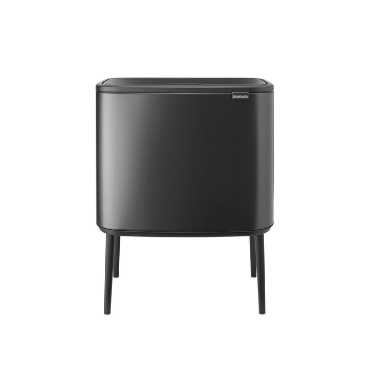 Brabantia Bo Touch Bin für die Küche 23+11 l – Zwei Fächer | Soft-Touch-Abfalltrennung mit Inneneime