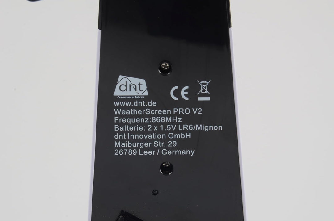 dnt WiFi-Wetterstation WeatherScreen PRO V2, Wetter- und Raumklima stets unter Kontrolle, DNT000026
