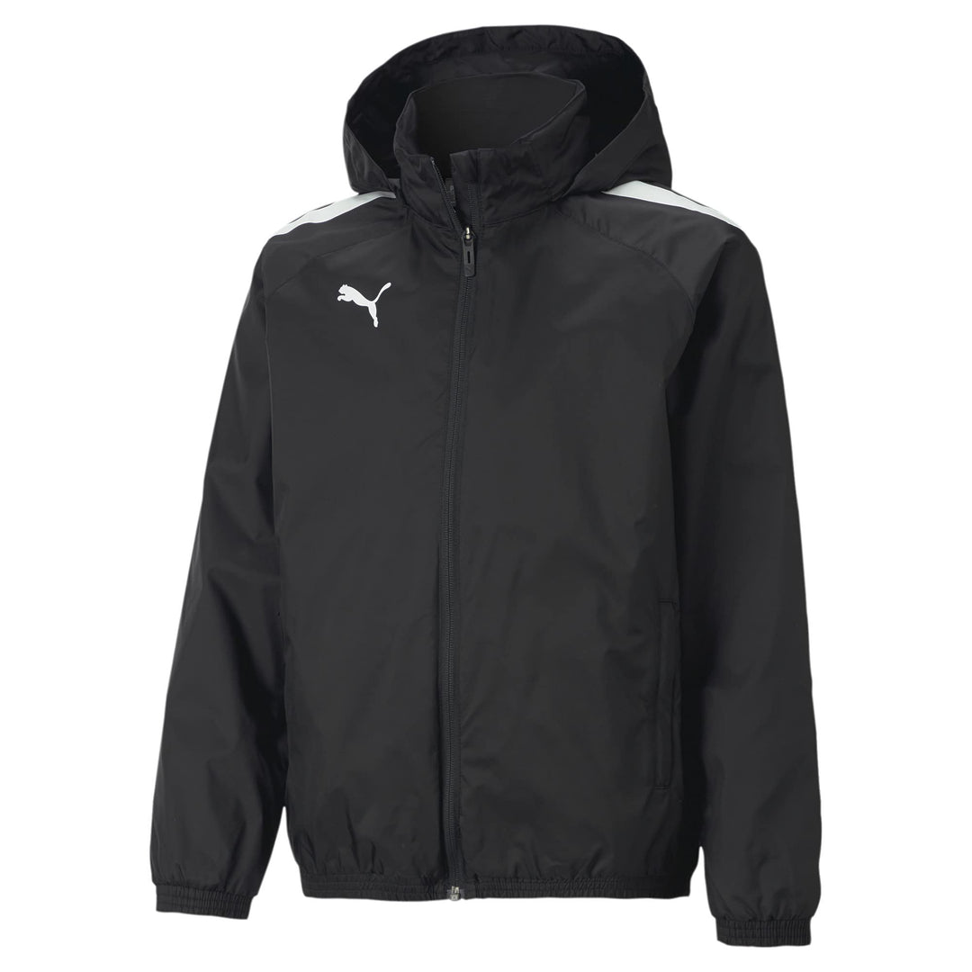 PUMA Unisex Kinder Teamliga All Weather Jacket Sweater 116 Puma Black-puma Black, 116 Puma Black-pum