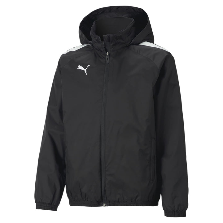 PUMA Unisex Kinder Teamliga All Weather Jacket Sweater 116 Puma Black-puma Black, 116 Puma Black-pum