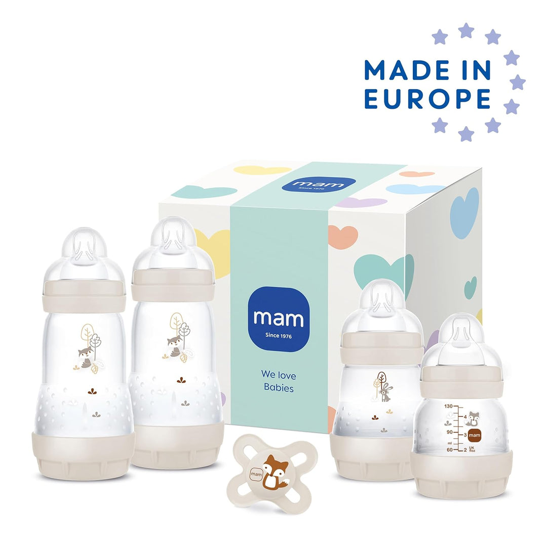 MAM Easy Start Anti-Colic Geschenk-Set, 5tlg., 0+ M, beige