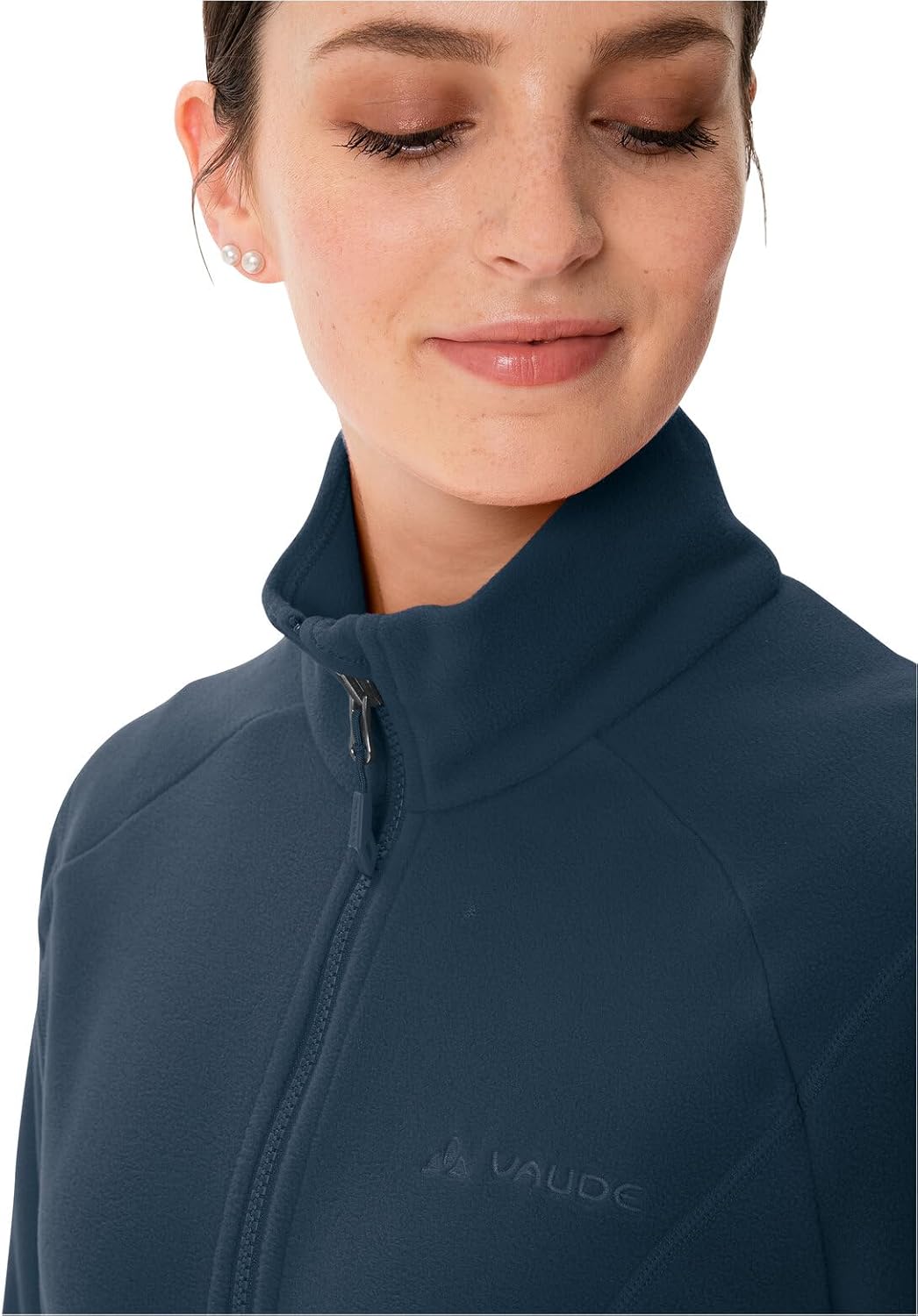 VAUDE Rosemoor Fleecejacke für Damen - Warme &amp; Nachhaltige Fleecejacke aus recyceltem Polyester, Zip