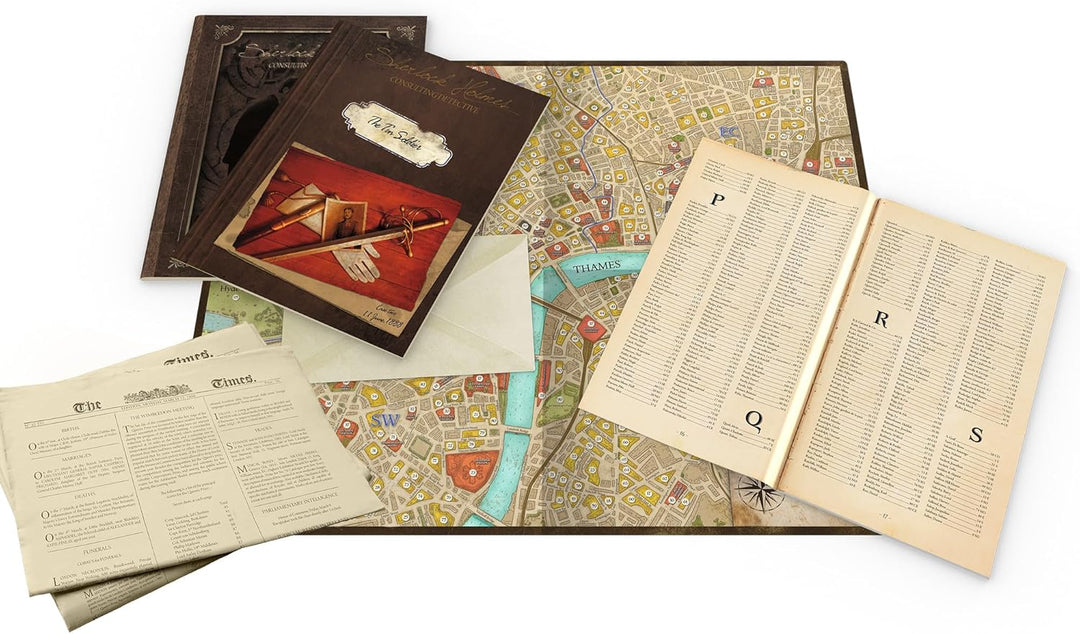 Asmodee Editions Sherlock Holmes Consulting Detective Themsesmorde Spiel
