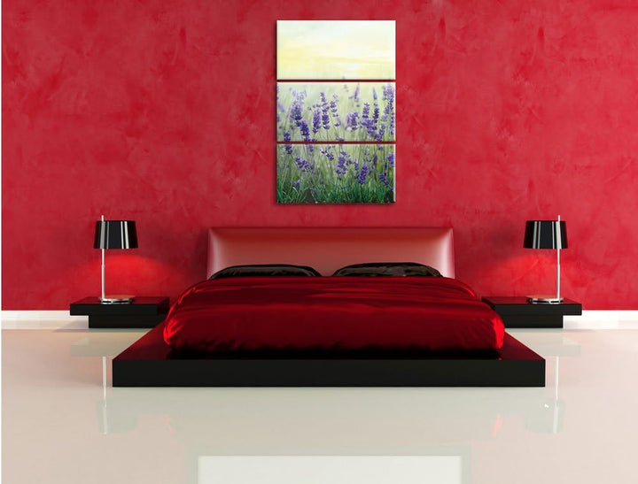 Pixxprint Kleiner Bonsaibaum als Leinwandbild/Grösse: 3 Teilig (120x80) / Wandbild/Kunstdruck/fertig