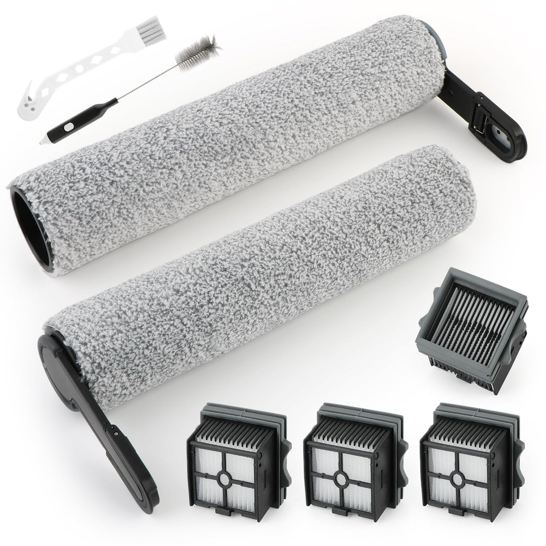 2 Bürstenrollen 4 Filter Ersatzteile für Tineco Floor One Stretch S6/S6 Stretch Lite/Switch S7 Stret