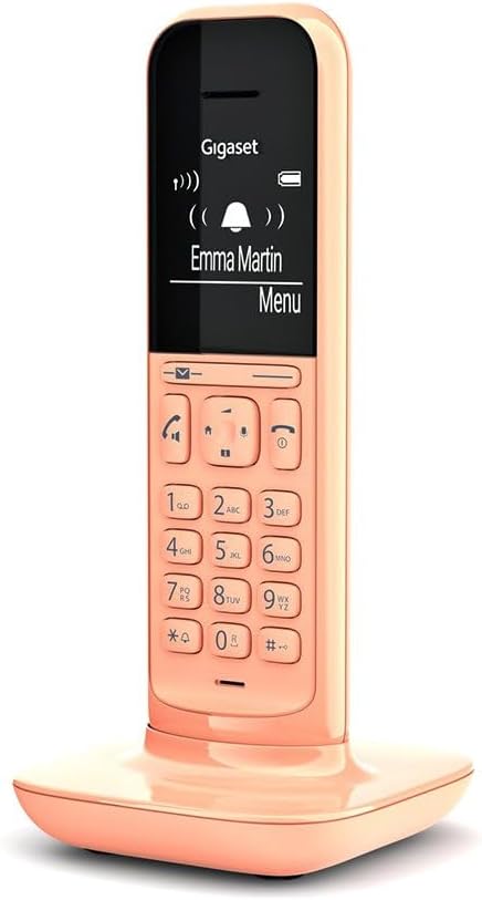Gigaset CL390HX - Design DECT-Mobilteil mit Ladeschale – Schnurloses Telefon für Router und DECT-Bas