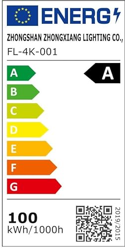 UISEBRT LED Baustrahler 100W Warmweiss inkl. Standgestell und Netzkabel - LED Fluter Arbeitsscheinwe