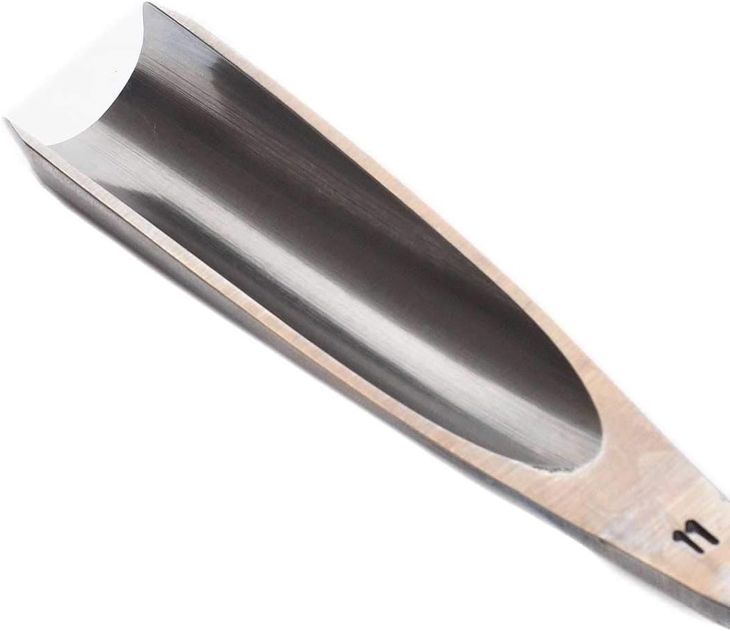 Stubai Stechbeitel Serie 55 - Form 11 : Gerades Hohleisen 2mm - 551102, 2mm
