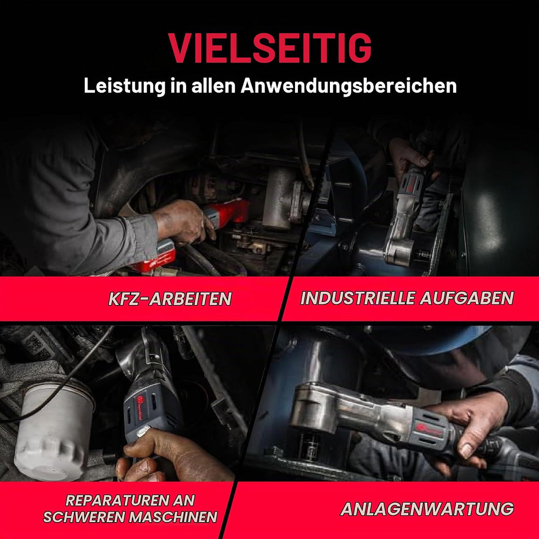 Ingersoll Rand W5330-3/8" 20V Akku Ratschenschrauber für Schwerlast und 90 Grad Winkel, leistungssta