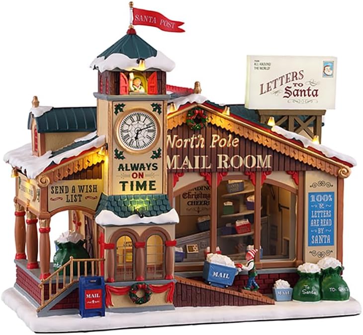Lemax 15733-UK Santa's Wonderland Sights & Sounds: North Pole Mail Room