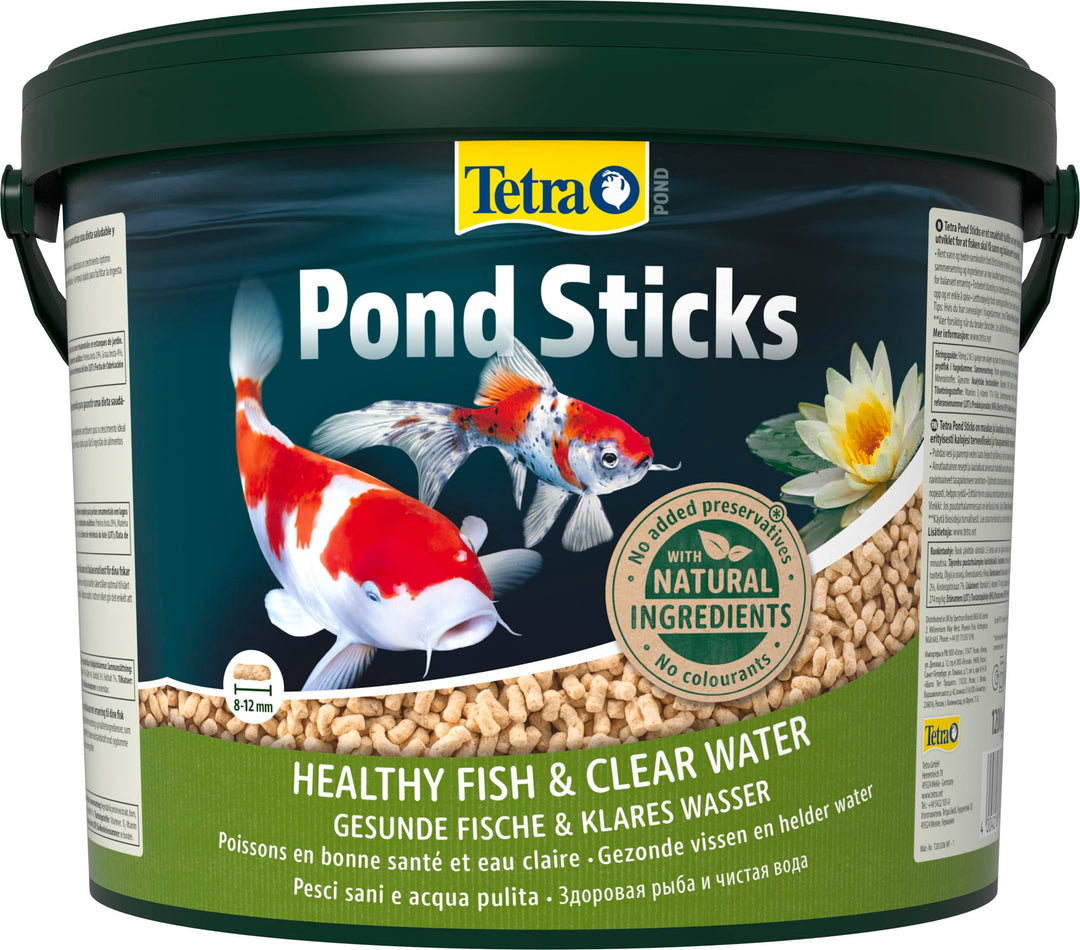 Tetra Pond Sticks - Fischfutter für alle Teichfische, unterstützt gesunde Fische und klares Wasser i