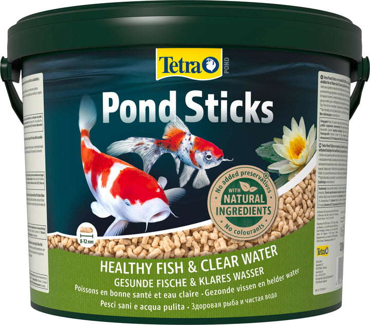 Tetra Pond Sticks - Fischfutter für alle Teichfische, unterstützt gesunde Fische und klares Wasser i