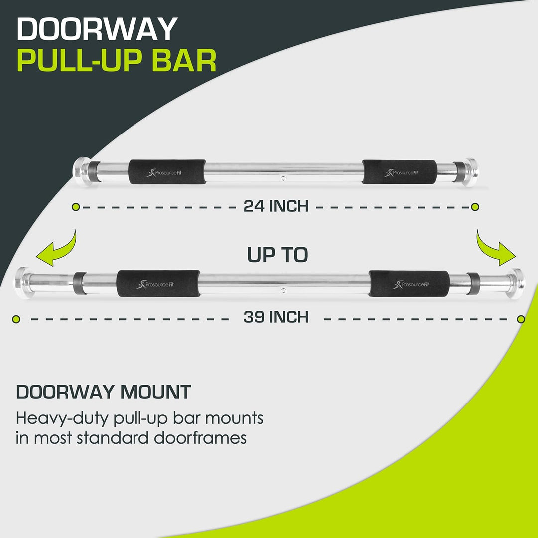 ProsourceFit Doorway Mount, Foldable, Multi-Grip, Multi-Grip Lite and Wall-Mounted Pull Up/Chin-Up B