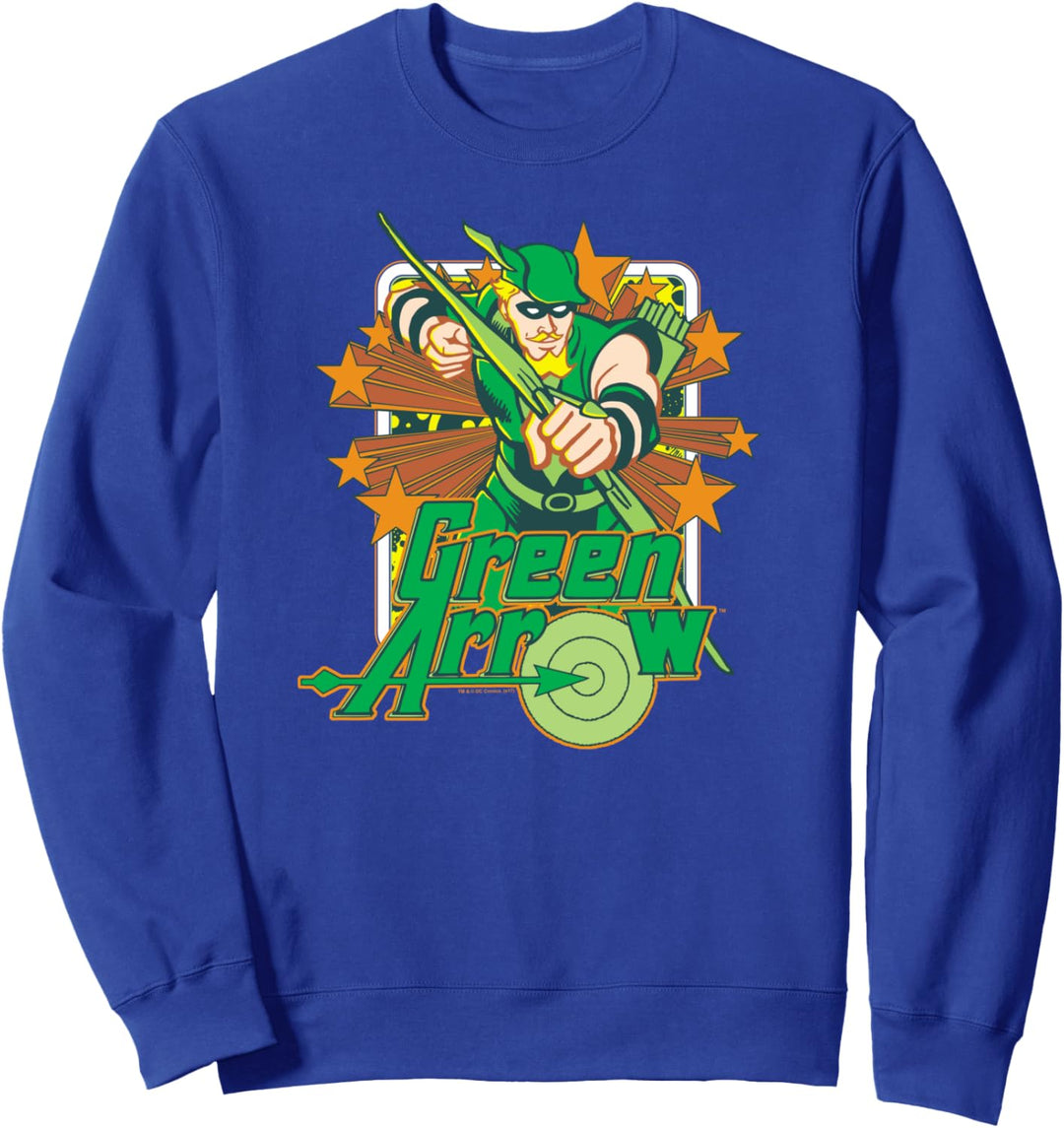 Justice League Green Arrow Stars Sweatshirt