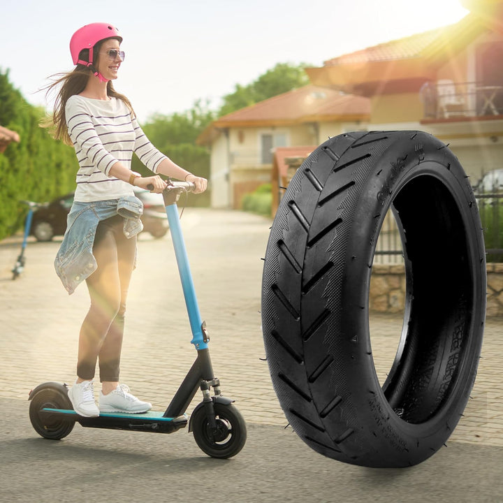 MEGHNA E Scooter Reifen mit Schlauch 8 1/2 x2, Reifen schlauch für E Scooter,Abriebfest & Rutschfest
