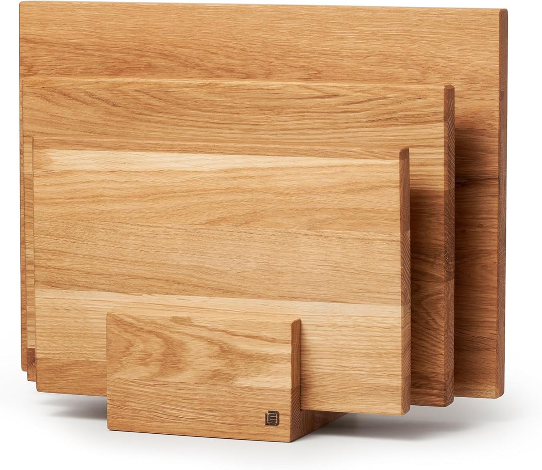 Edeldings XXL Massivholz Schneidebrett aus Eiche | Gross 40 х 30 | Küchenbrett Holz aus Europa | Ant