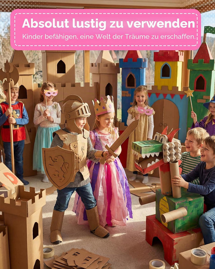 Sicherer Elektrischer Kartonschneider für Kinder, DIY Upcycling von Pappe für praktisches Lernen und