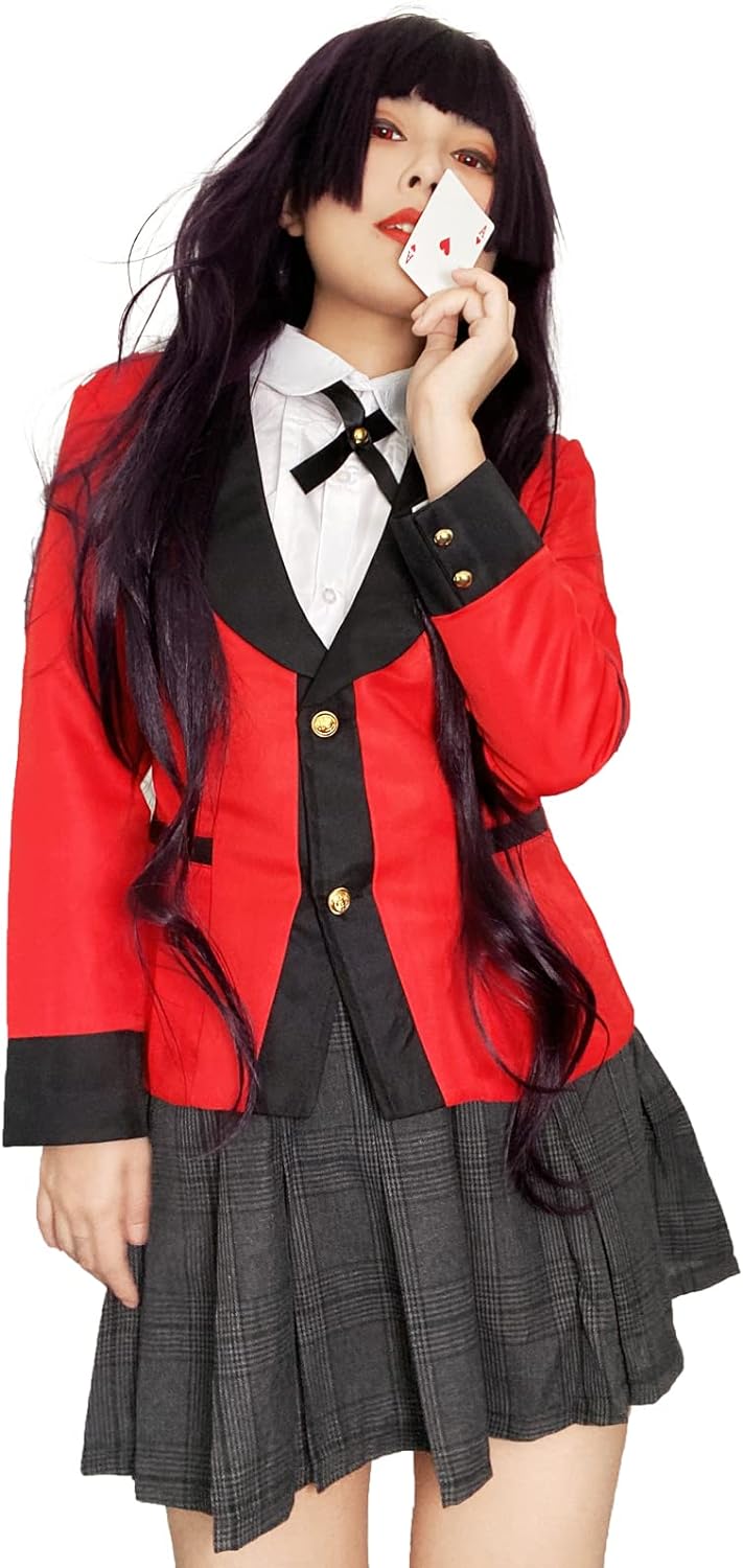 CoolChange Hyakkaou Schuluniform von Yumeko Jabami | Cosplay Kostüm für Kakegurui Fans | Grösse: L L