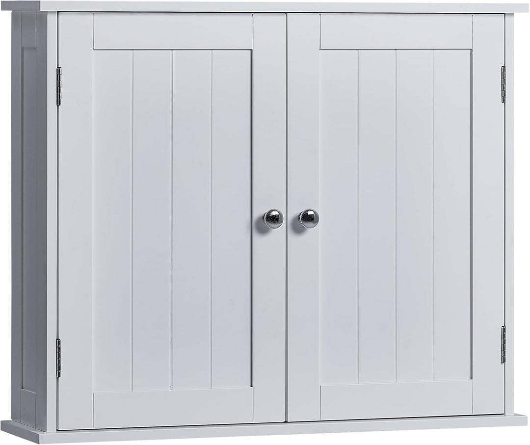 Vida Designs Badezimmerschrank mit 2 Türen, Wandmontage, mit Aufbewahrungsfach, weiss, 2 Türen