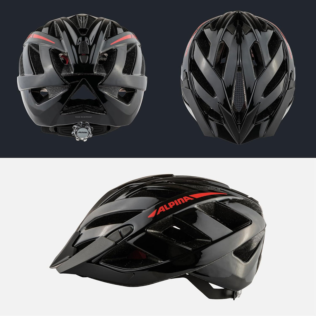 ALPINA PANOMA - Reflektierender & Optimal Belüfteter Fahrradhelm Mit Fliegennetz & Nachrüstbarem LED