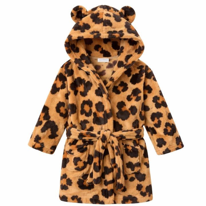 Disney Minnie Mouse Bademantel für Mädchen, 100% Coral Fleece, mit Kapuze und Ohren, Grösse 98 bis 1