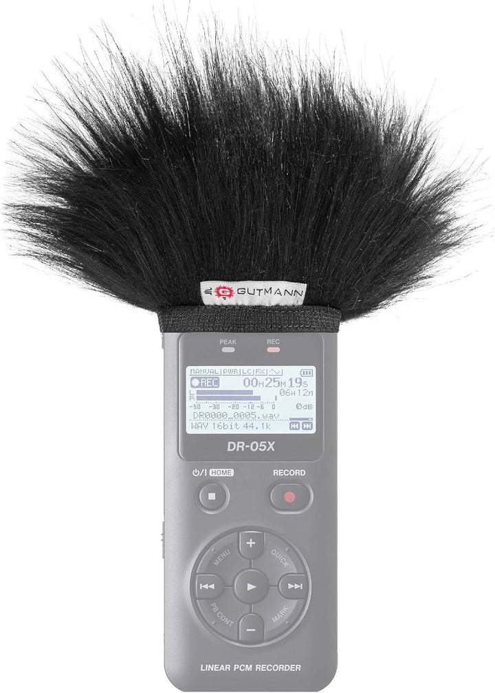 Gutmann Mikrofon Windschutz Fell für Tascam DR-05 / DR-05 V2 / DR-05X / DR-05XP Handgefertigt in Deu