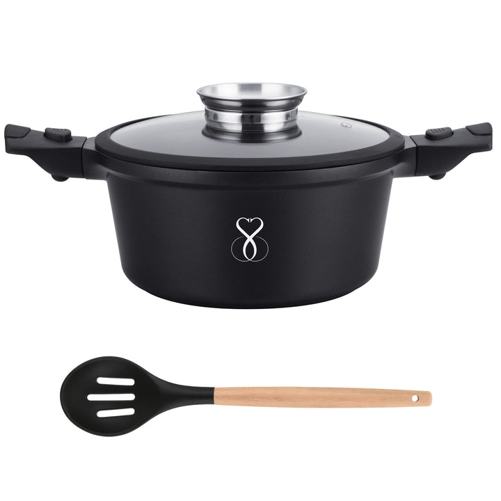 Kochtopf Induktion 28 cm, spülmaschinengeeignet, einfache reinigung, entwickelt mit deutscher techno