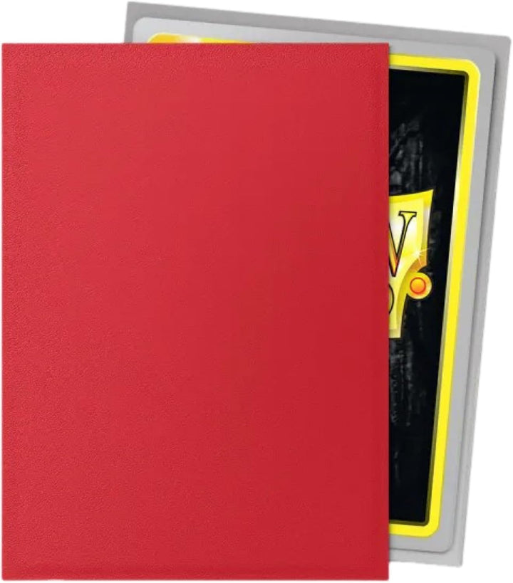 Arcane Tinmen Dragon Shield: Matte – Dual Crimson & Silver(100)